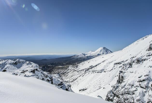 For summer hiking and winter skiing, Whakapapa Village is a grand place to stay. The volcanic slopes of Mount Ruapehu are just up the road.
