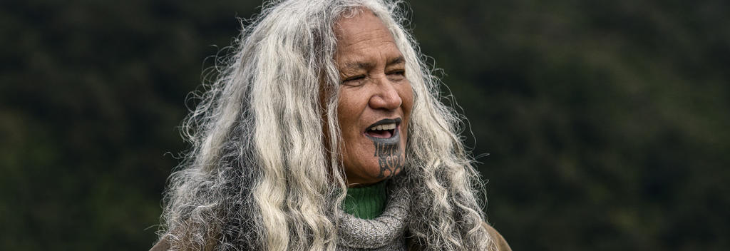 Woman at Mount Hikurangi