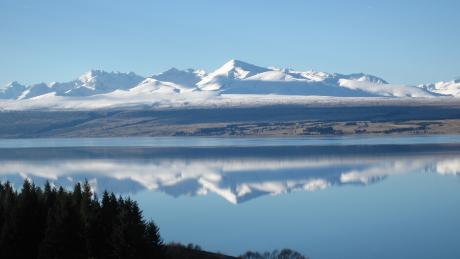 Reflections on Lake Pukaki