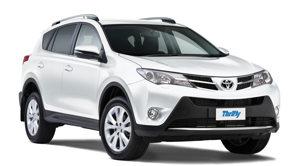 Thrifty Car Rental IFAR - Toyota Rav4 (or similar). 5 star ANCAP safety rated.