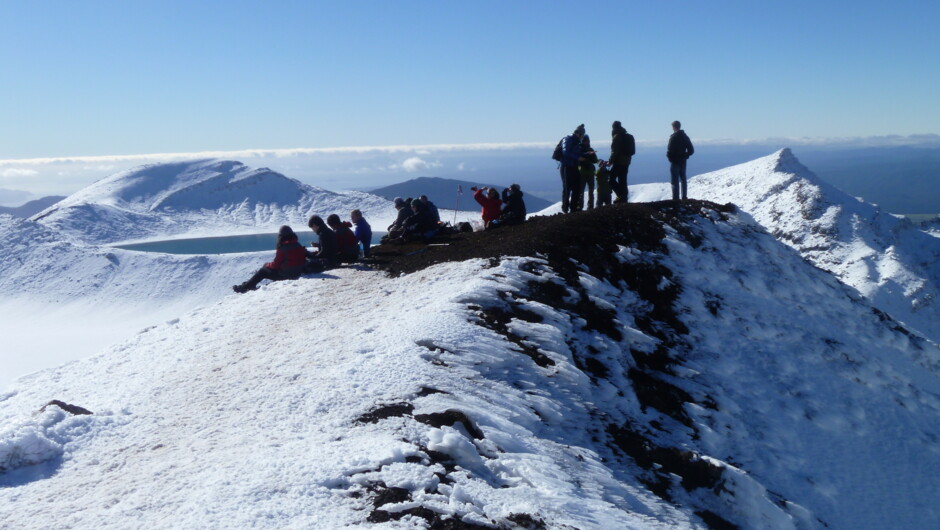 Views from the highest point - Red Crater - Tongariro Alpine Crossing