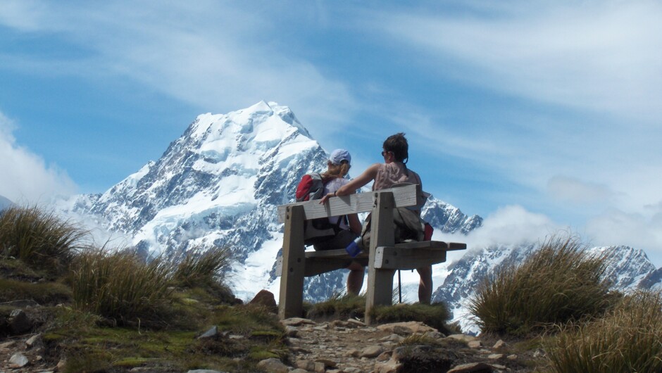 Sealy Seat looking at Mt Cook