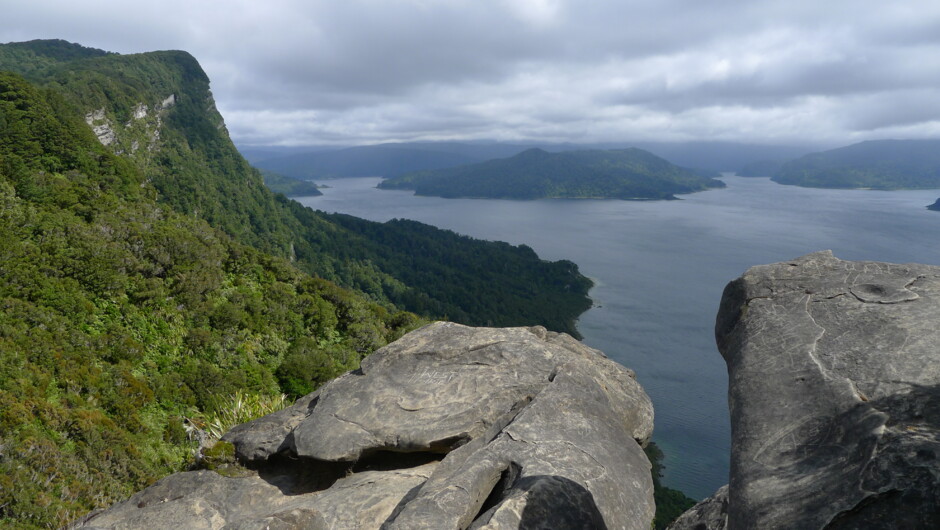 Expanding views over Lake Waikaremoana