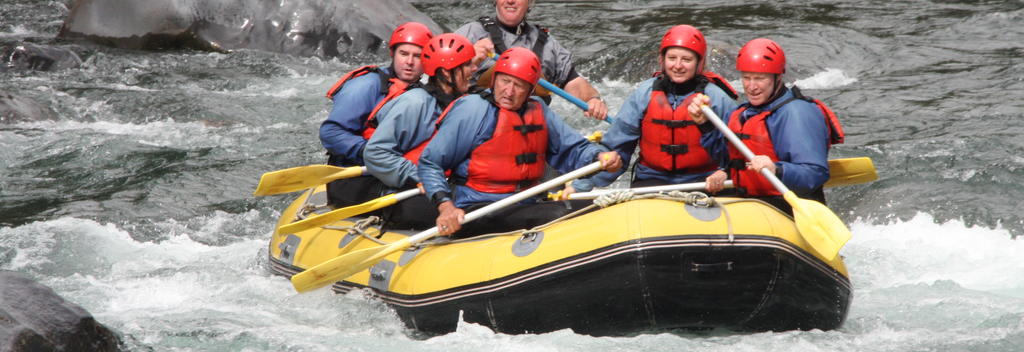 White water rafting on Tongariro River