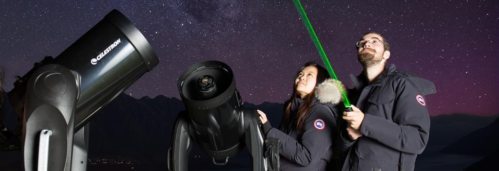 Stargazing laser