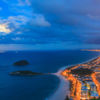 Mt Maunganui Beach at night