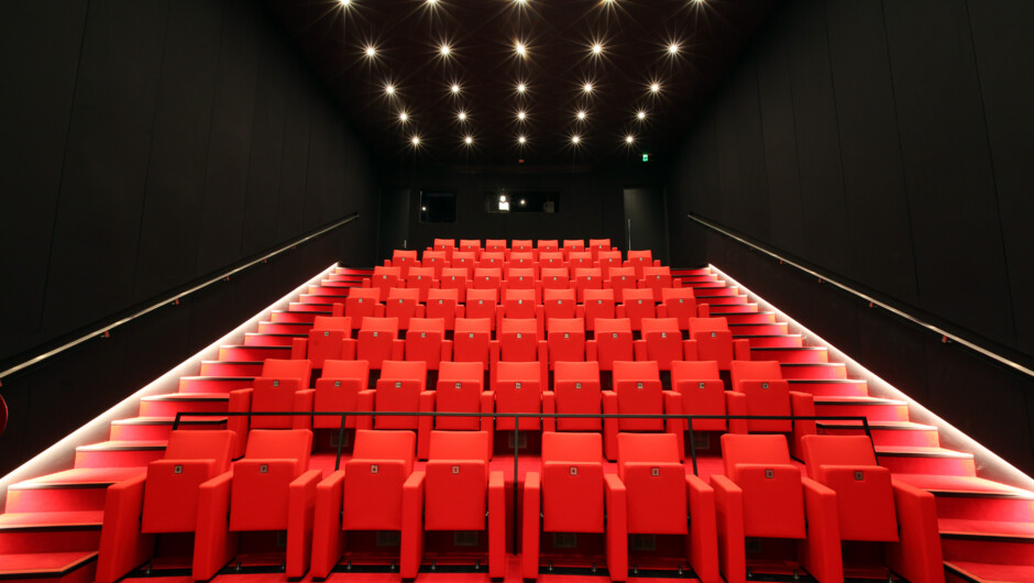 Len Lye Centre Cinema. Photo Glenn Jeffrey.
