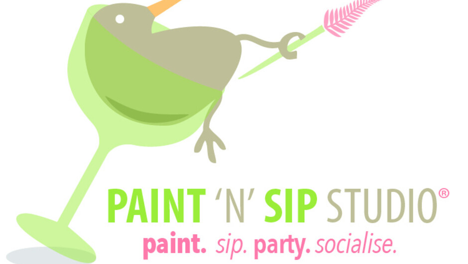 Logo: Paint 'n' Sip Studio