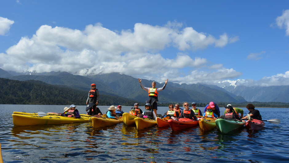 Kayaking on the 'Kea' adventure