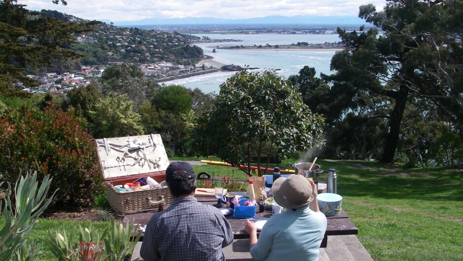 Picnic Lunch on Christchurch Hiking Tour