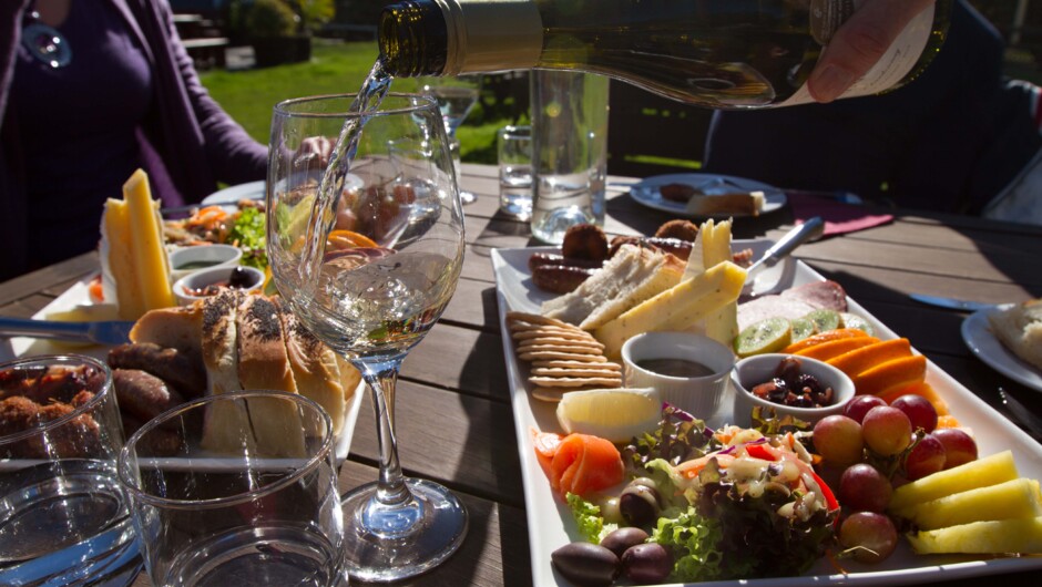 Yummy food and wine on the North Canterbury Food and Wine Trail