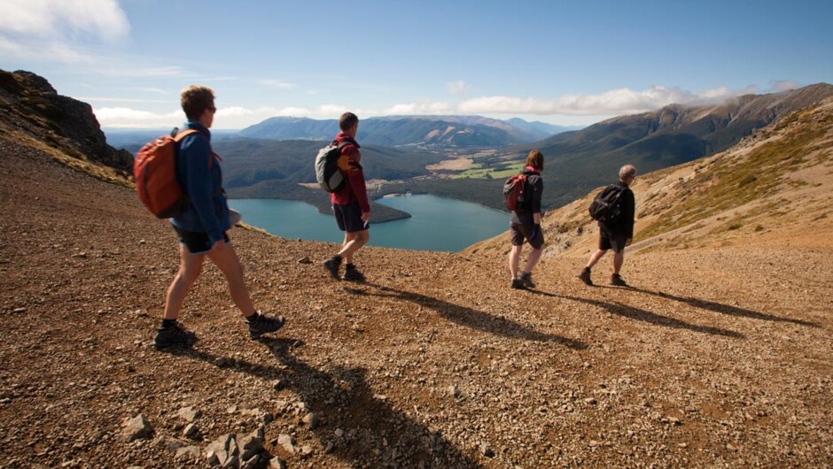 Experience stunning vistas you would other miss on our Marlborough Sounds & Abel Tasman walk