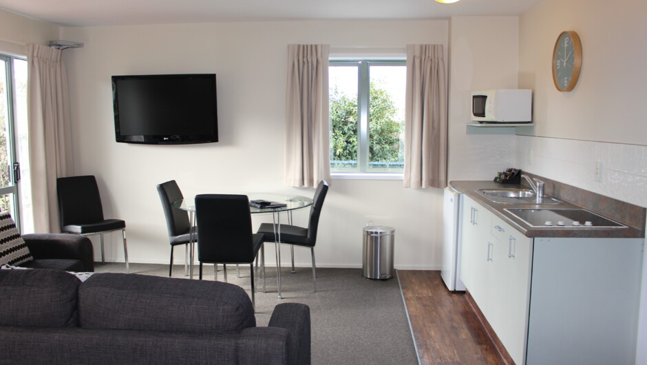 One Bedroom Unit Kitchen area