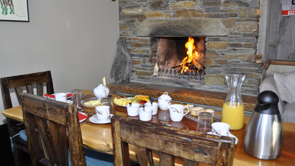 Breakfast Lounge with open fire