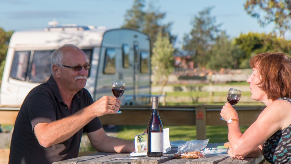 Relax and enjoy some Martinborough Pinot Noir.