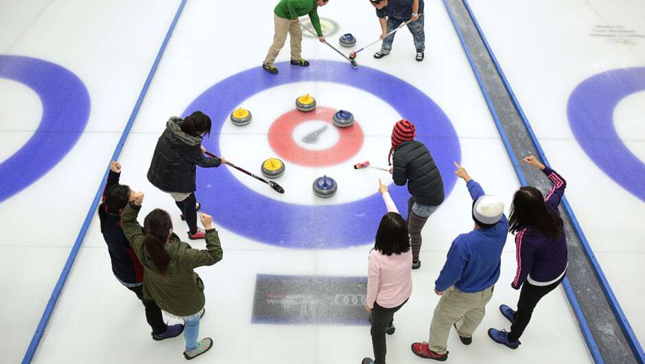 Curling is a great group activity for all ages and abilities.