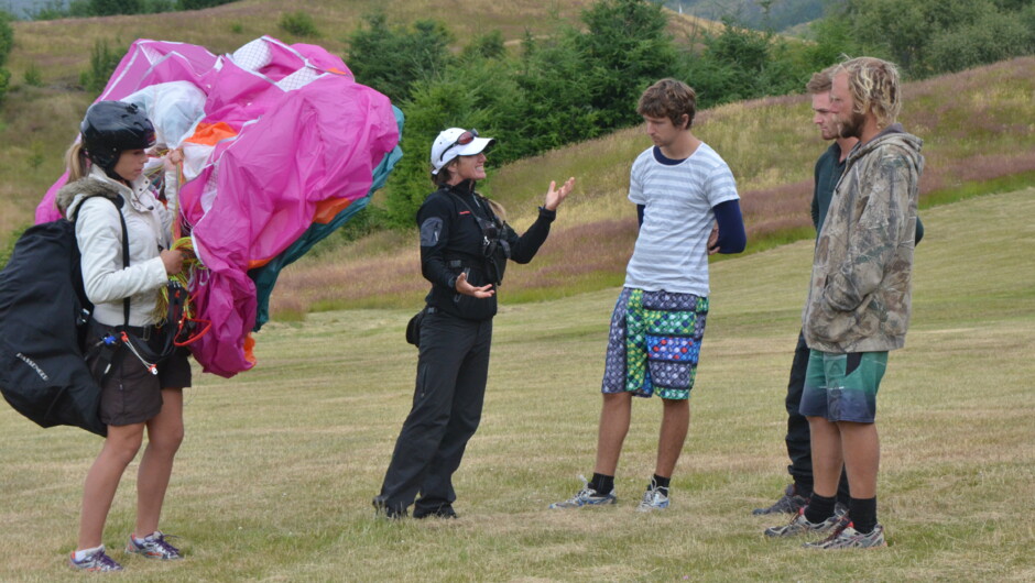 Learning to Paraglide with Extreme Air Queenstown.