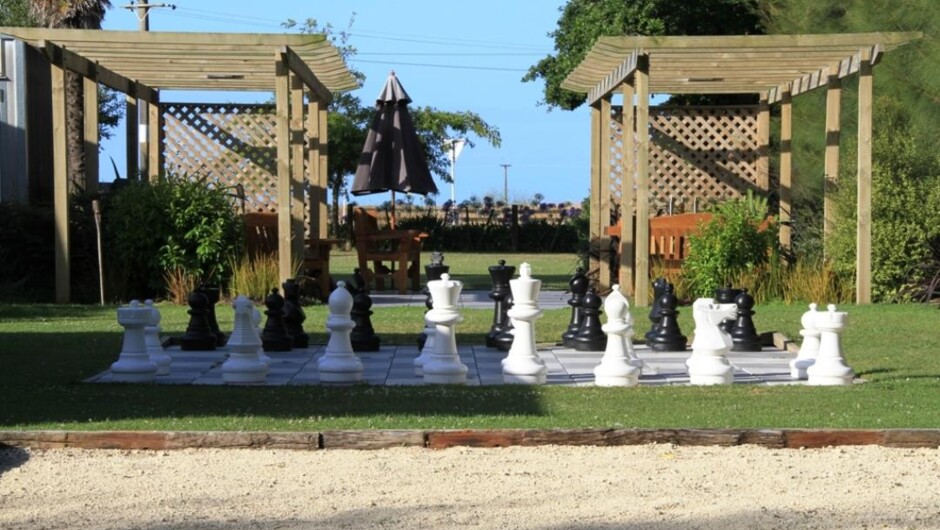 BBQ Area, Giant Chess and Petanque