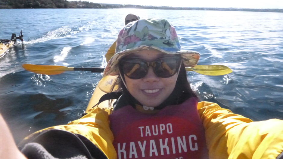 Spend a full day kayaking on Lake Taupo