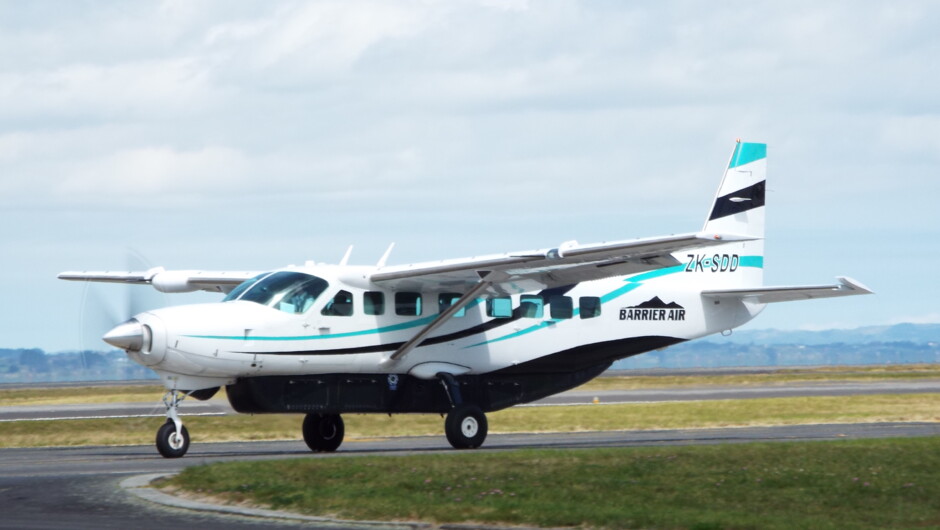 Barrier Air's Cessna Caravan at Auckland Airport
