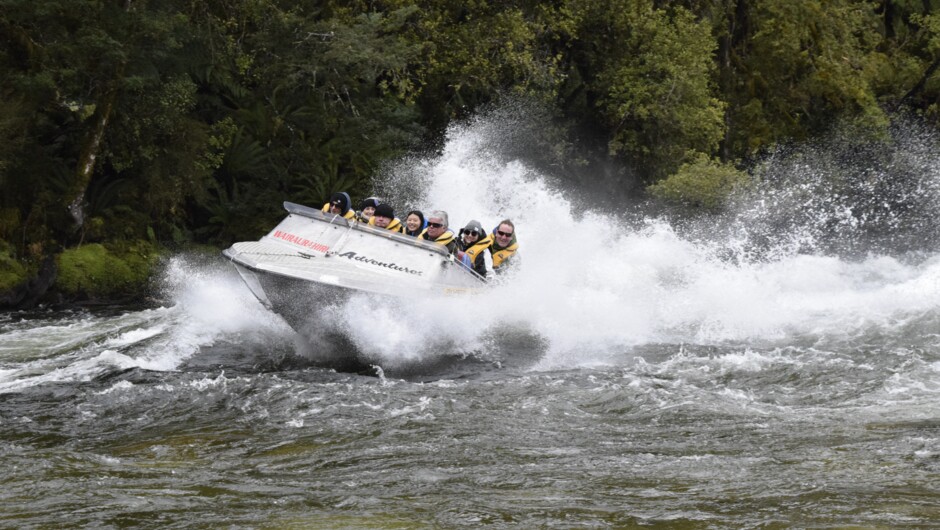 Roffy in Action on the Wairaurahiri River