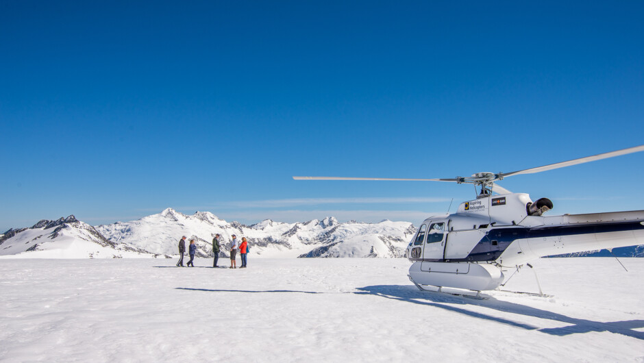 Magnificent snowfields