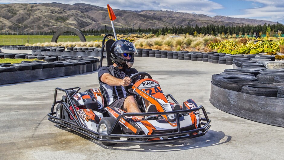 There is nothing more exhilarating than a blast on the Highlands Go-Karts on our 650 metre outdoor track!