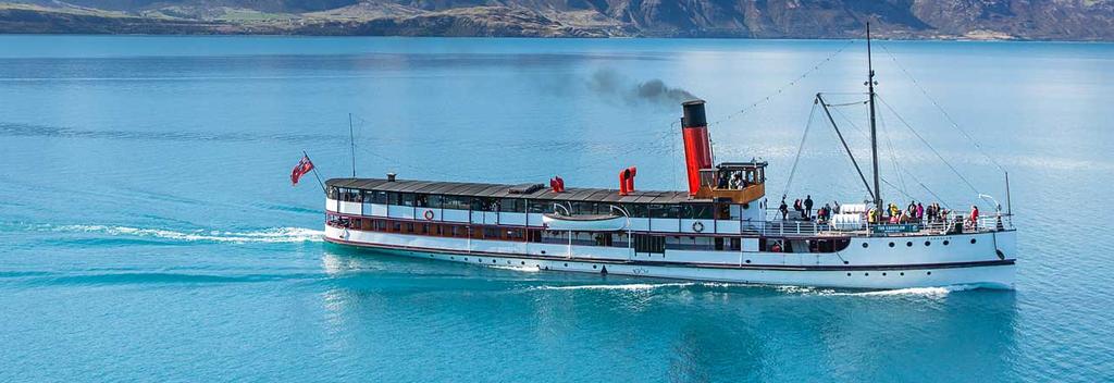 TSS Earnslaw Steamship Lake Cruises - Real Journeys
