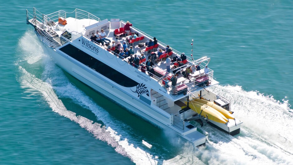 Speed, style and comfort aboard Wilsons Abel Tasman's Vista Cruise