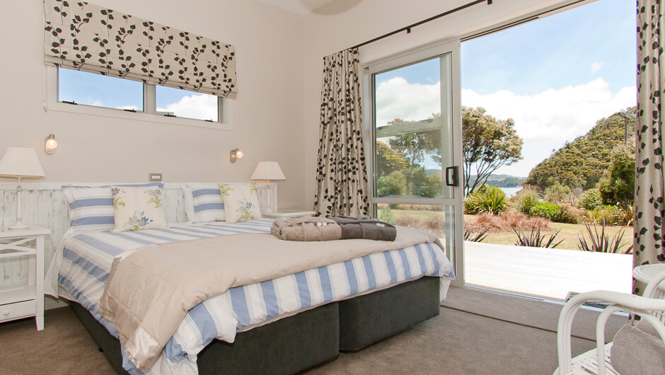 View from the Master bedroom of a Beach View House.