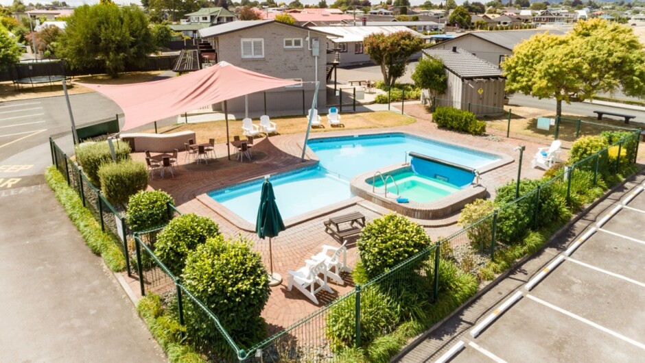 Pool Area - Outside pool (not heated) and hot tub