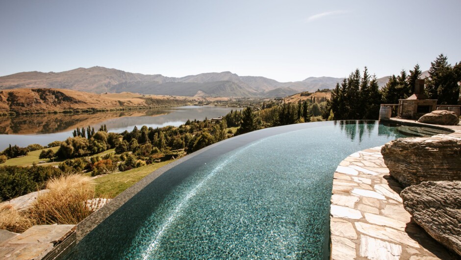Soak up some Central Otago rays while basking in our infinity pool.