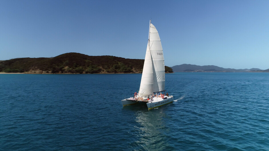 Enjoy a relaxing sail home on the beautiful sea breeze.