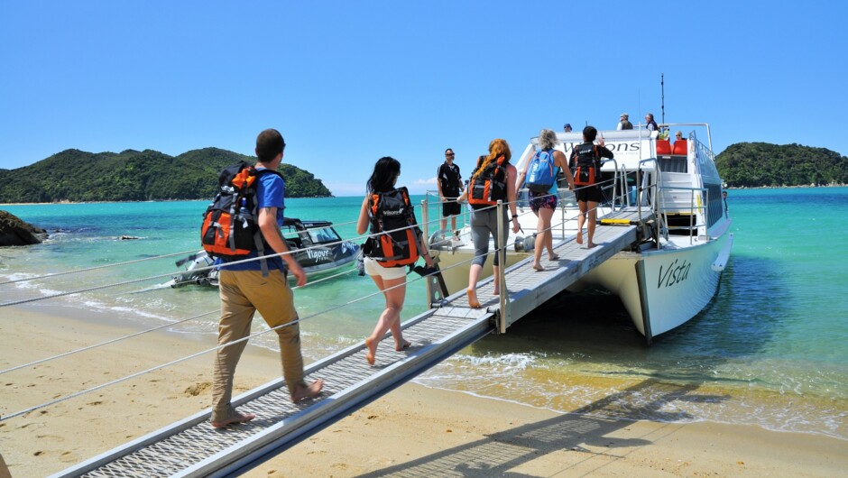 Safe, comfortable boat transfers with Wilsons Abel Tasman