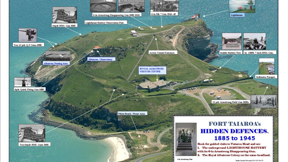 Fort Taiaroa Defences