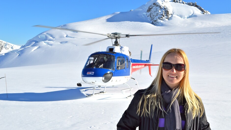 Standing on top of Franz Josef Glacier