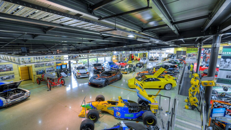 National Motorsport Museum with over $25 million of cars on display including an Aston Martin Vulcan (only 24 in the world and we have the only one in the Southern Hemisphere). Now includes a Virtual Reality Room, take a virtual lap in the Highlands Ferra