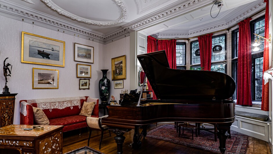 Drawing room,  Olveston