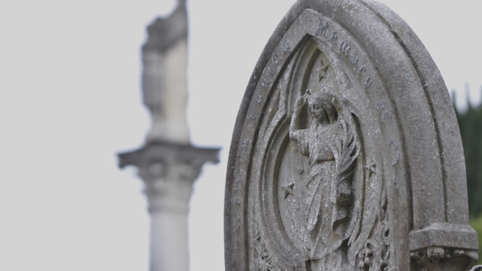 The Haunted Northern Cemetery - impressive monuments on display.