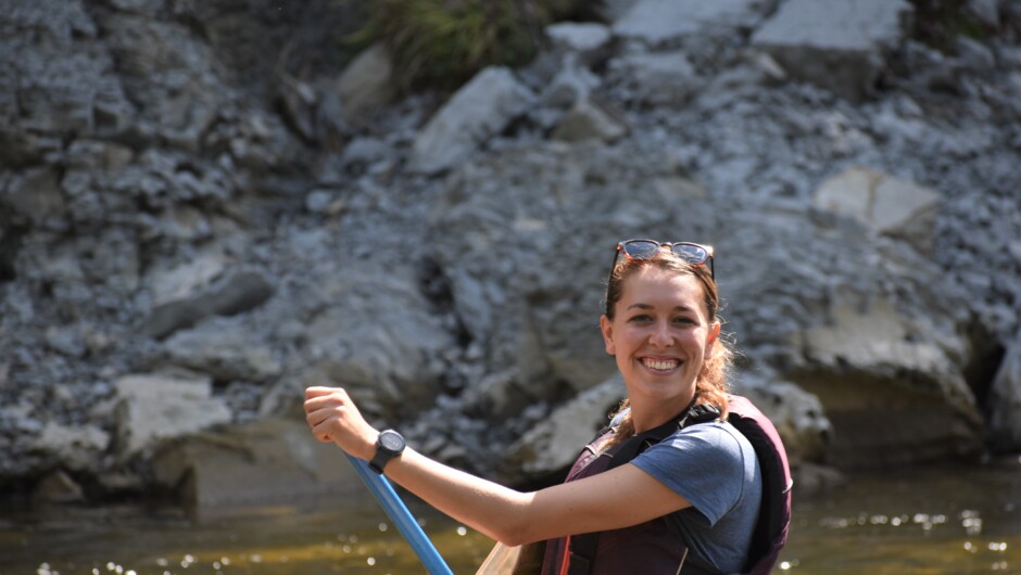 And they are off. Starting the trip on the Retaruke River before it reaches the Whanganui River.