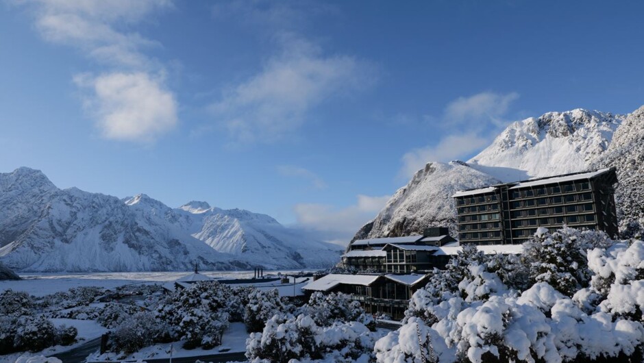 Winter in the Alps.