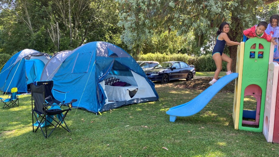 Fun Camping for children.