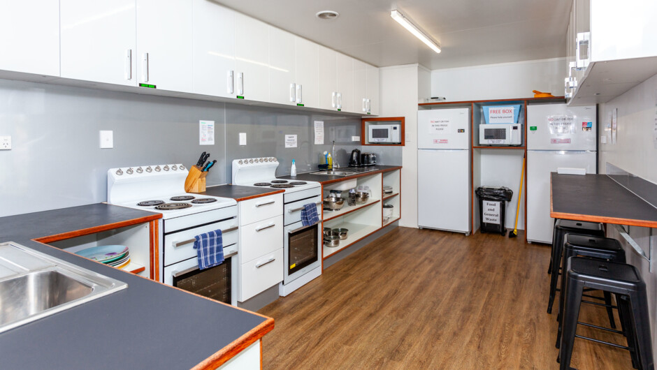 Kitchen area for the Budget Accommodation