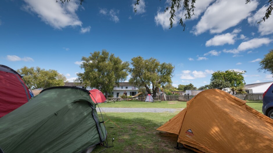 Cosy Cottage Thermal Holiday Park - tent sites heated from below by underground hot springs