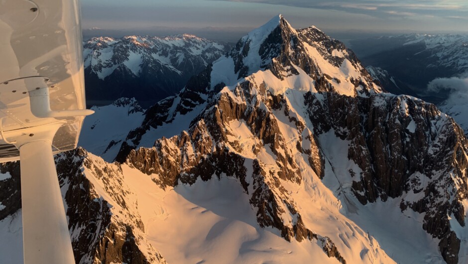 Mt Cook from over the Fox neve.