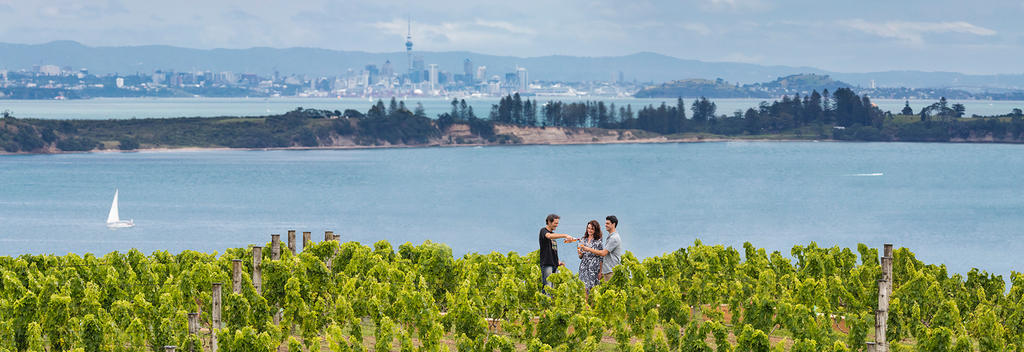 Enjoy over 20 unique wineries on a paradise island just 35mins by ferry from Auckland's CBD.