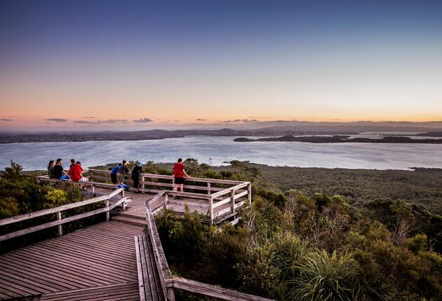 Die Landschaft rund um Auckland ist abwechslungsreich, was auch für Tageswanderungen in der Region gilt.