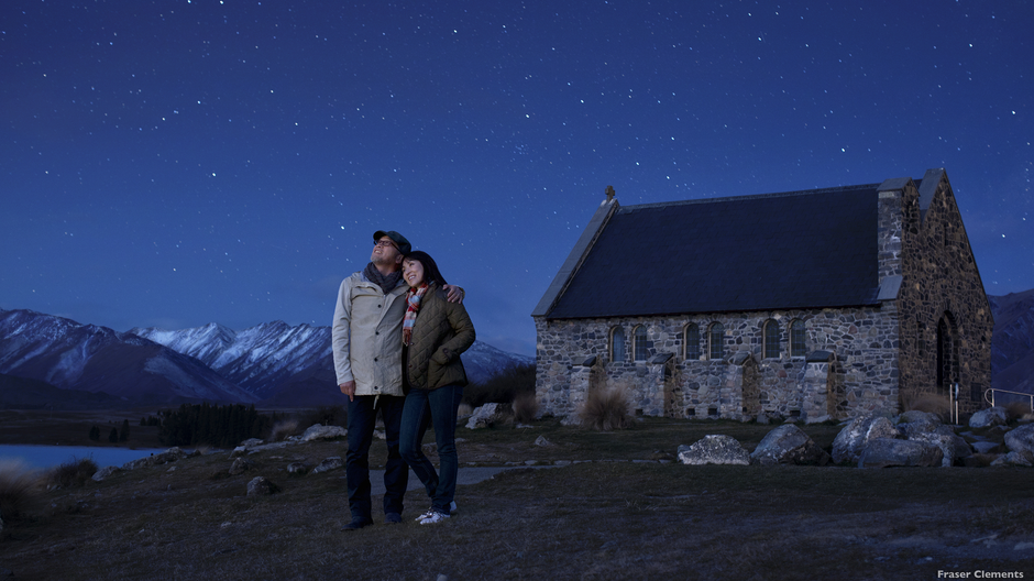 Marvel at the night skies over Lake Tekapo, part of an International Dark Sky Reserve, and one of the best places on Earth to stargaze.