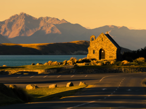 Iglesia Good Shepherd en el lago Tekapo