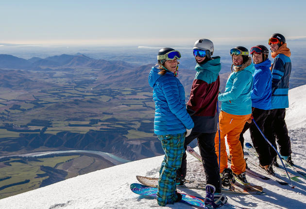 Skifahren auf der Südinsel